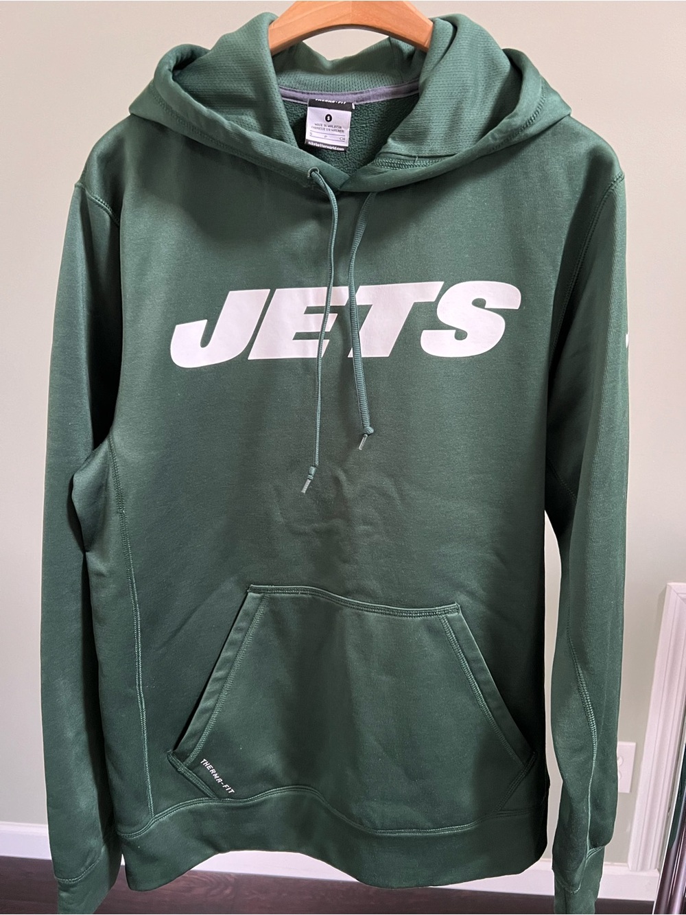 Nike Green JETS Pullover Hoodie